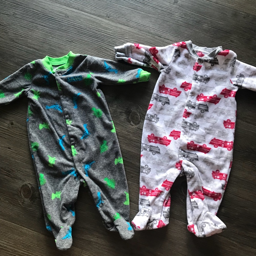 Baby Boy Sleepers-Like New